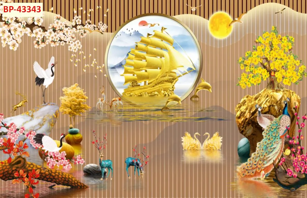 Mẫu tranh lam sóng 2026 đẹp phần 1